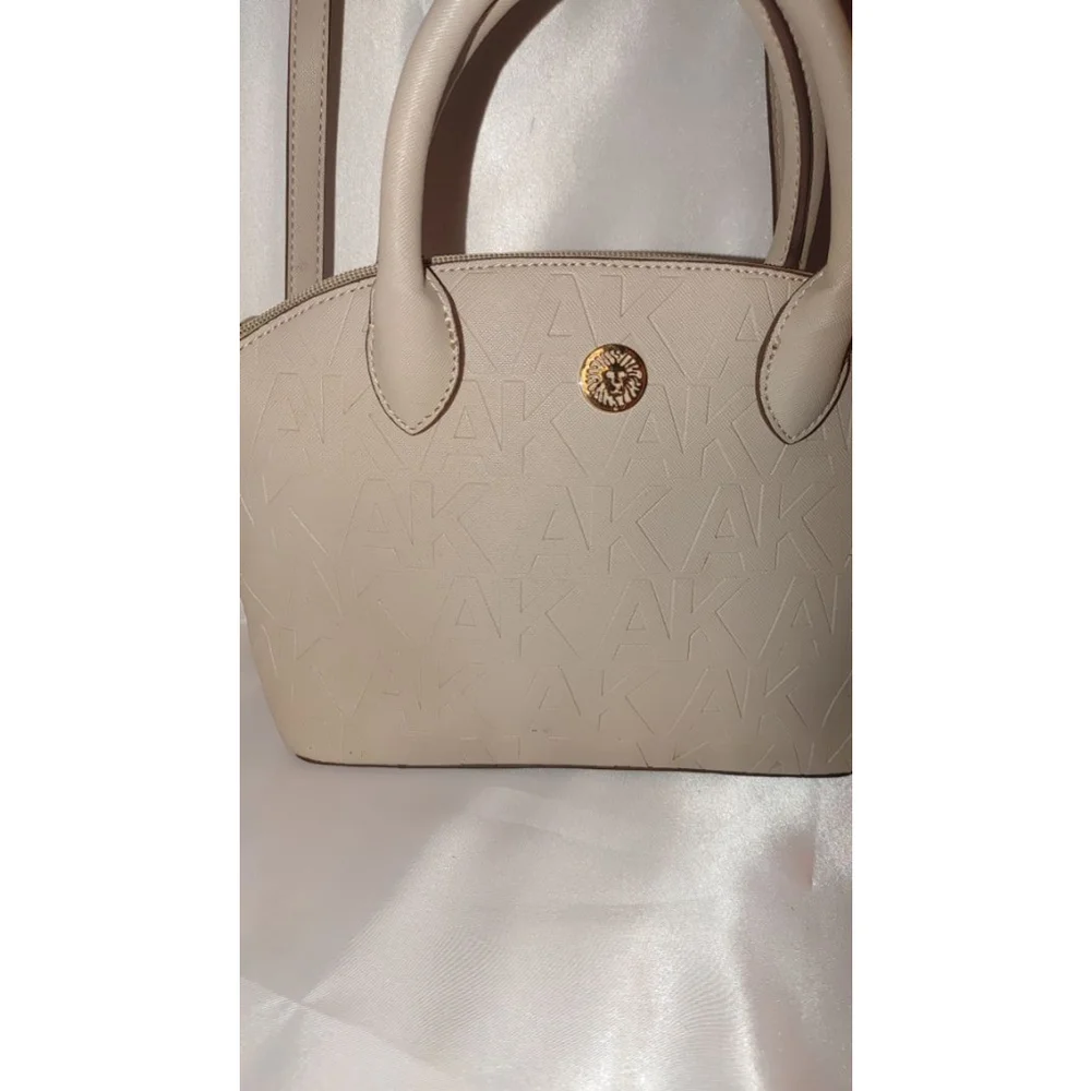 Anne Klein Embossed Logo Crossbody